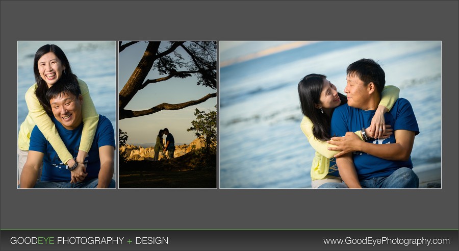 Lovers Point Engagement Photos - Pacific Grove - By Bay Area Wedding Photographer Chris Schmauch www.GoodEyePhotography.com 