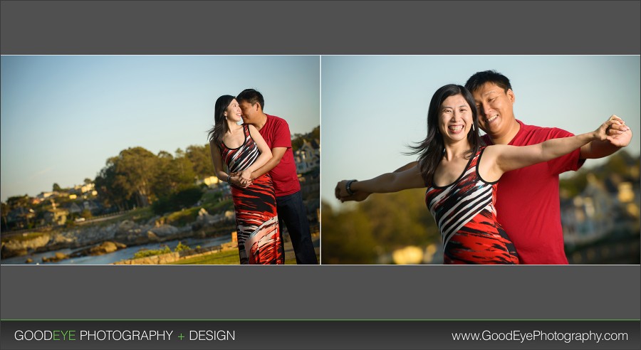 Lovers Point Engagement Photos - Pacific Grove - By Bay Area Wedding Photographer Chris Schmauch www.GoodEyePhotography.com 