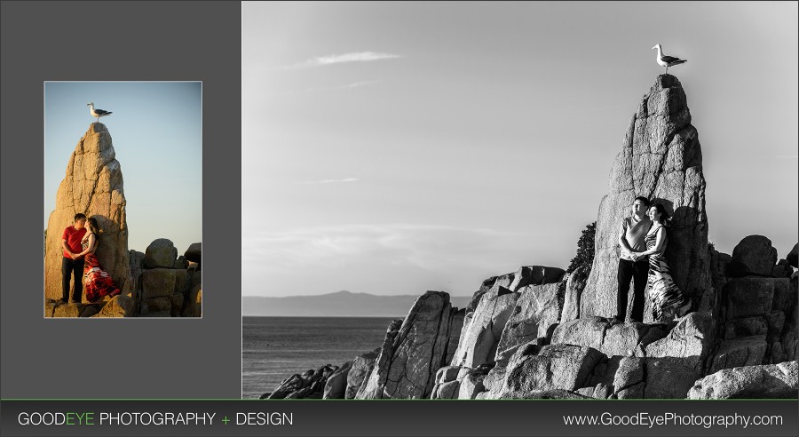 Lovers Point Engagement Photos - Pacific Grove - By Bay Area Wedding Photographer Chris Schmauch www.GoodEyePhotography.com 