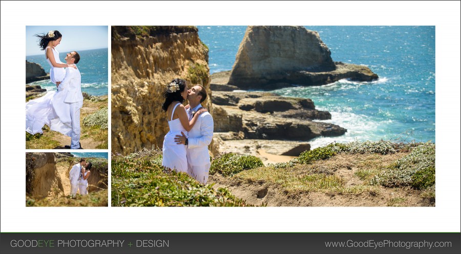 Panther Beach Elopement Photos - Sandi and Andrei - Photos by Bay Area Wedding Photographer Chris Schmauch www.GoodEyePhotography.com