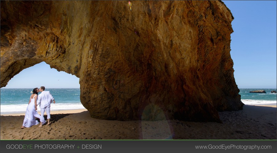 Panther Beach Elopement Photos - Sandi and Andrei - Photos by Bay Area Wedding Photographer Chris Schmauch www.GoodEyePhotography.com