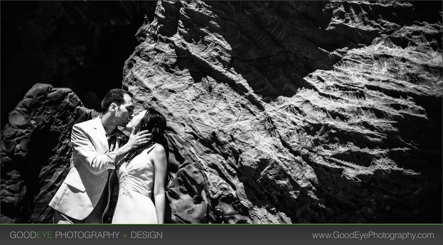 Panther Beach Elopement Photos - Sandi and Andrei - Photos by Bay Area Wedding Photographer Chris Schmauch www.GoodEyePhotography.com