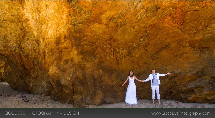 Panther Beach Elopement Photos - Sandi and Andrei - Photos by Bay Area Wedding Photographer Chris Schmauch www.GoodEyePhotography.com