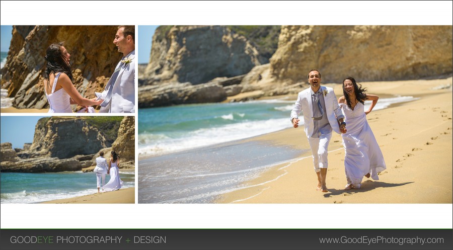 Panther Beach Elopement Photos - Sandi and Andrei - Photos by Bay Area Wedding Photographer Chris Schmauch www.GoodEyePhotography.com