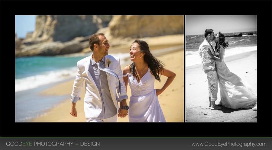 Panther Beach Elopement Photos - Sandi and Andrei - Photos by Bay Area Wedding Photographer Chris Schmauch www.GoodEyePhotography.com