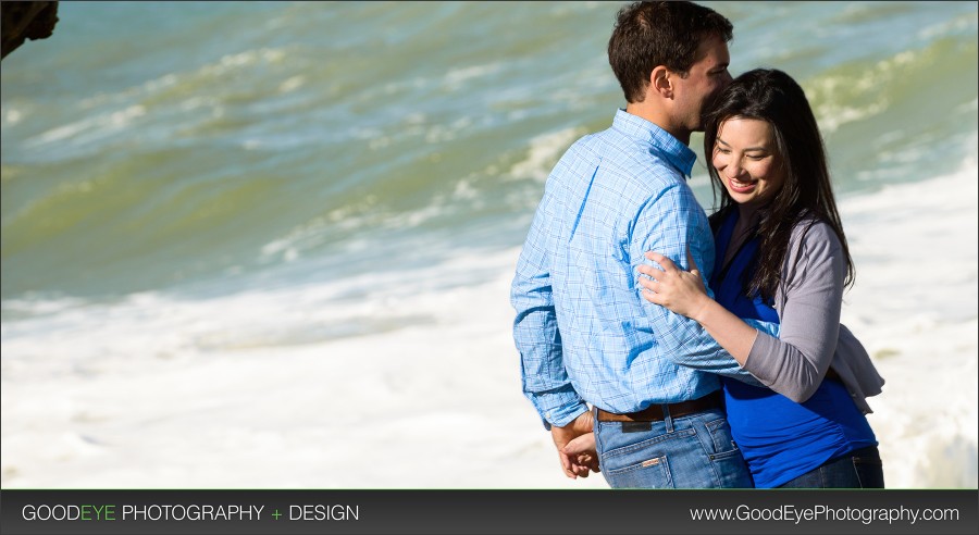 Panther Beach Engagement Photos - Jaime and Jake - By Bay Area Wedding Photographer Chris Schmauch www.GoodEyePhotography.com