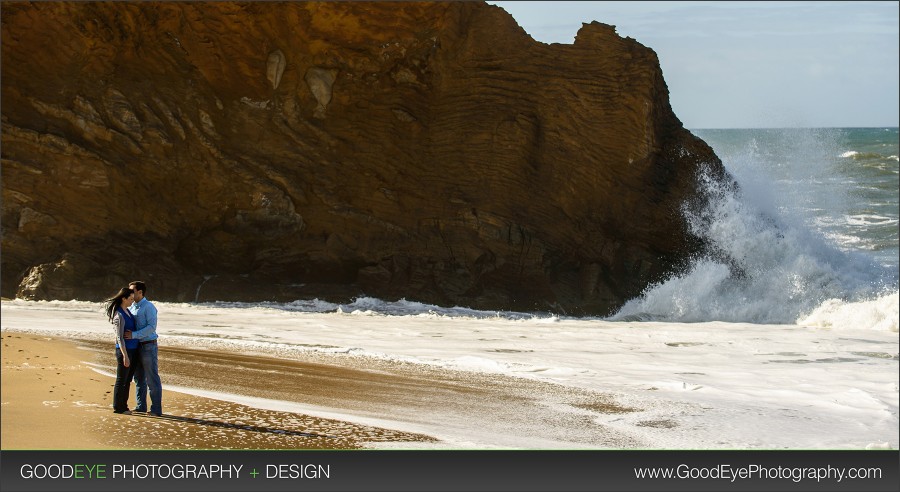 Panther Beach Engagement Photos - Jaime and Jake - By Bay Area Wedding Photographer Chris Schmauch www.GoodEyePhotography.com