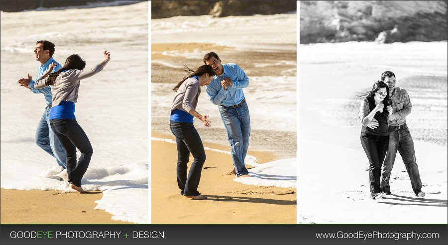 Panther Beach Engagement Photos - Jaime and Jake - By Bay Area Wedding Photographer Chris Schmauch www.GoodEyePhotography.com