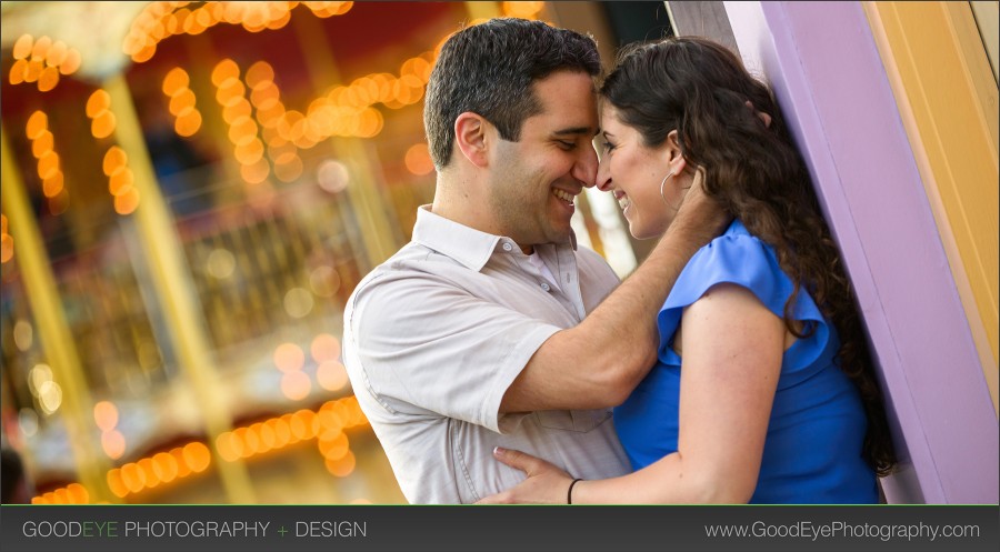 Pier 39 San Francisco Engagement Photos - Rachel and Jonathan - Photos by Bay Area Wedding Photographer Chris Schmauch www.GoodEyePhotography.com