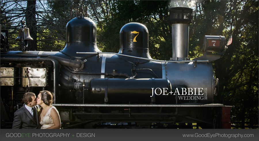 Roaring Camp Wedding Photos - Felton, California - Abbie and Joe - Photos by Bay Area Wedding Photographer Chris Schmauch www.GoodEyePhotography.com