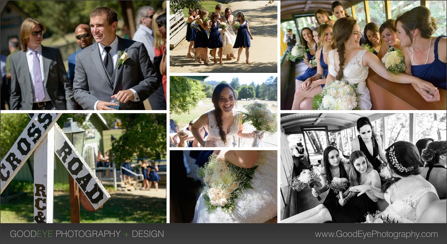 Roaring Camp Wedding Photos - Felton, California - Abbie and Joe - Photos by Bay Area Wedding Photographer Chris Schmauch www.GoodEyePhotography.com