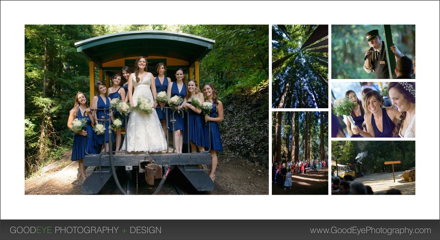 Roaring Camp Wedding Photos - Felton, California - Abbie and Joe - Photos by Bay Area Wedding Photographer Chris Schmauch www.GoodEyePhotography.com