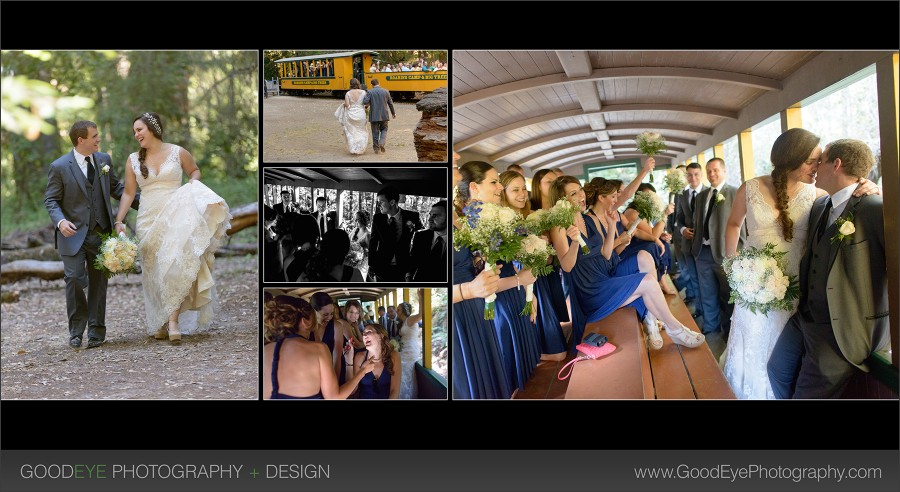 Roaring Camp Wedding Photos - Felton, California - Abbie and Joe - Photos by Bay Area Wedding Photographer Chris Schmauch www.GoodEyePhotography.com